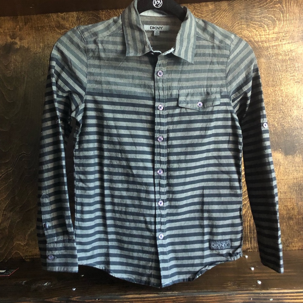 Boys DKNY button down shirt size 8